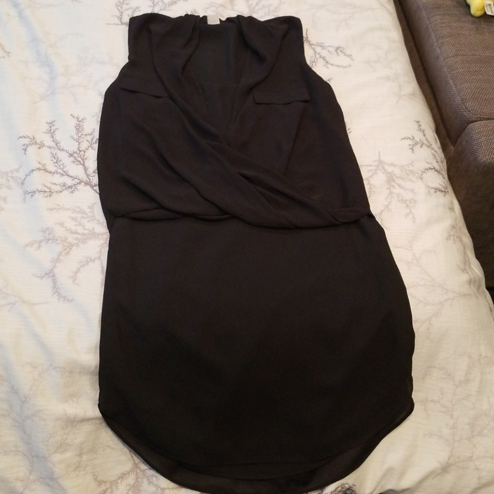 BNWOT H&M Chiffon Black dress